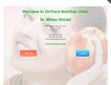 Tablet Screenshot of drminooshirazi.com